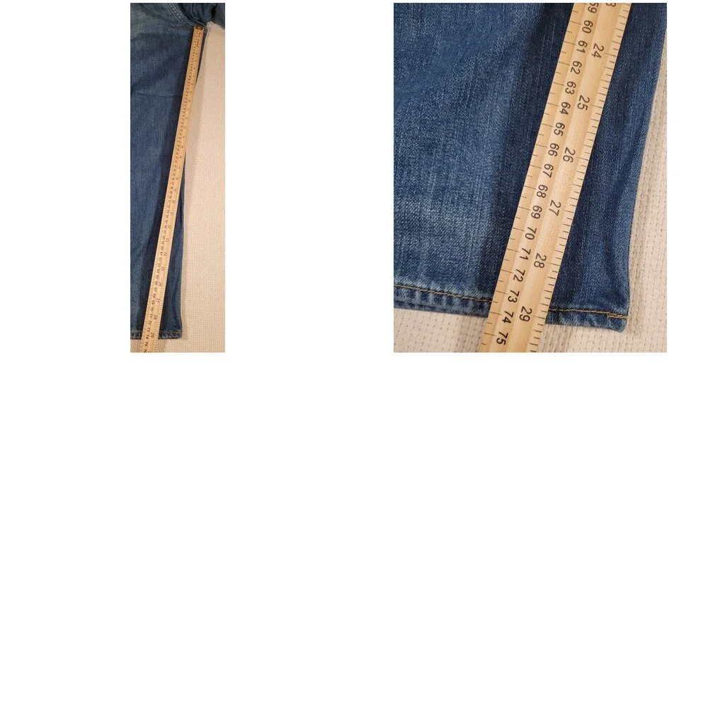 Polo Jeans Company Jeans Mens 46x30(44/29) Blue Ashmore OG Straight Leg RL Denim